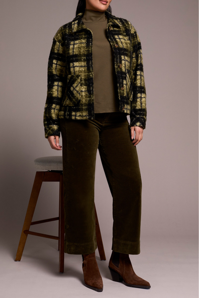 PLAID JACKET