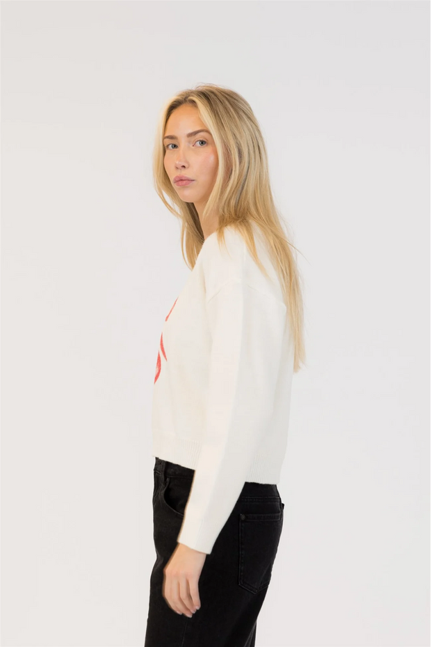 AVERY CHERRY SWEATER