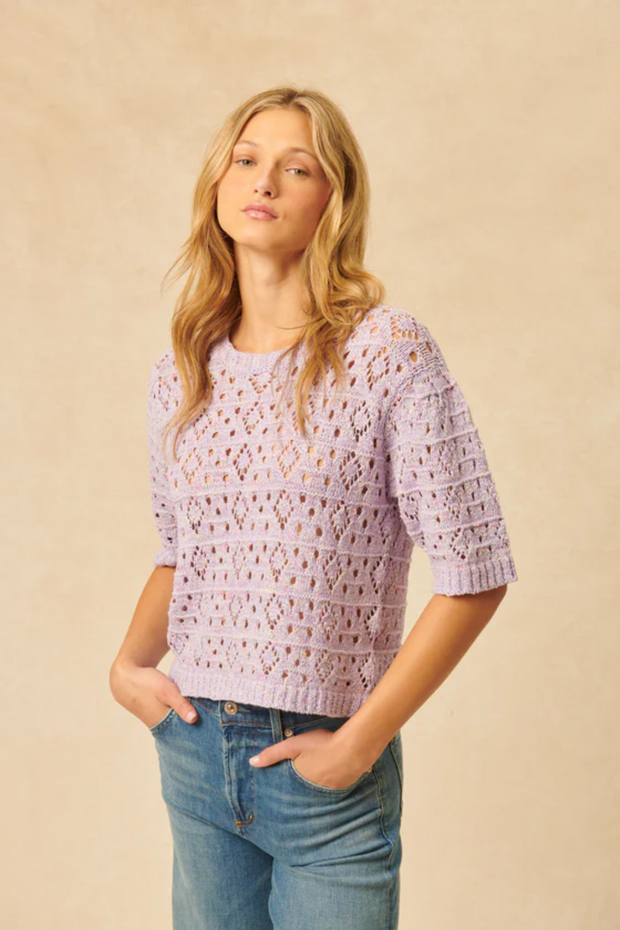 J+J S508PS79 SPRINKLE TOP LILAC