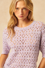 J+J S508PS79 SPRINKLE TOP LILAC