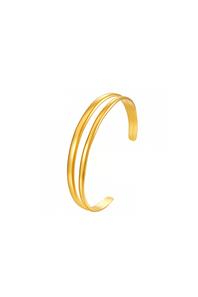 Double Bar Bangle Cuff