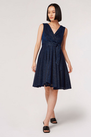 APR 813465 SKATER DRESS NAVY