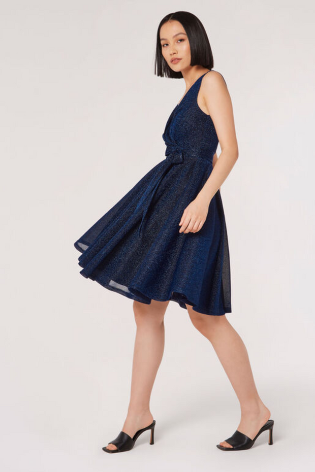 APR 813465 SKATER DRESS NAVY