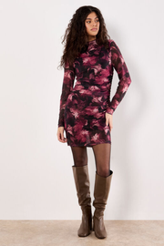 Floral Mesh Bodycon Mini Dress