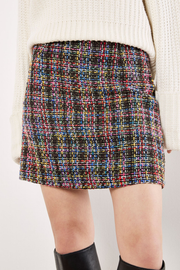 Multicoloured Tweed Mini Skirt