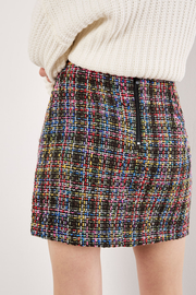 Multicoloured Tweed Mini Skirt