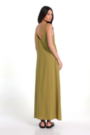 VALENCIA MAXI DRESS - OLIVE