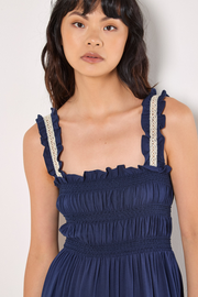 Crochet Lace Tiered Midi Dress by Trixie-Boutique Crochet Lace Tiered Midi Dress by Trixie-Boutique