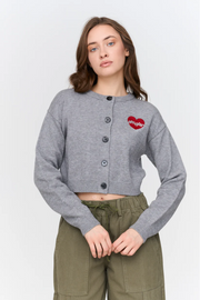 Cardigan with embroidery