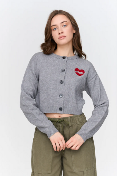 Cardigan with embroidery