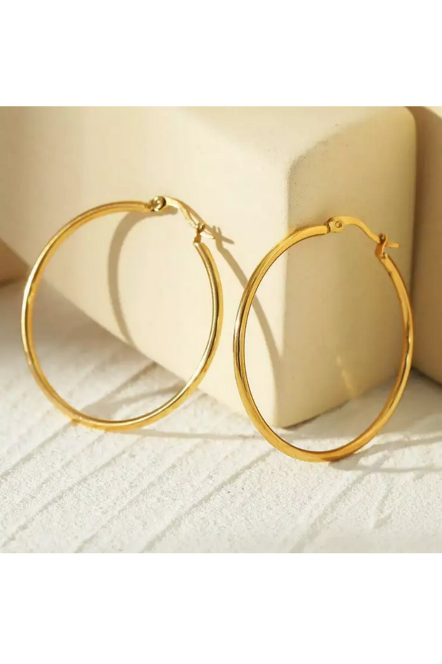 BIANCA Classic Essential Hoop Earrings Gold